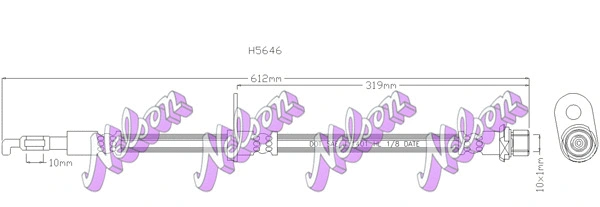 Brake Hose (H5646)