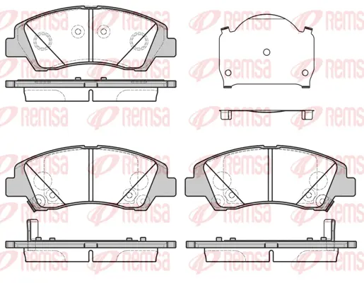 Brake Pad Set, disc brake (1583 02)