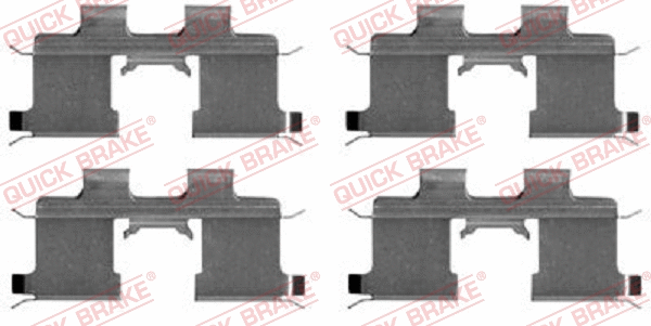 Accessory Kit, disc brake pad (109-1667)