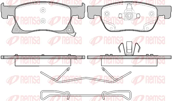 Brake Pad Set, disc brake (1681 02)