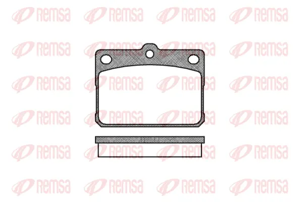 Brake Pad Set, disc brake (0079 20)