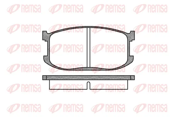 Brake Pad Set, disc brake (0126 00)
