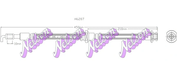 Brake Hose (H6287)