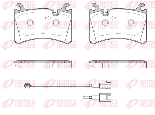 Brake Pad Set, disc brake (1817 02)