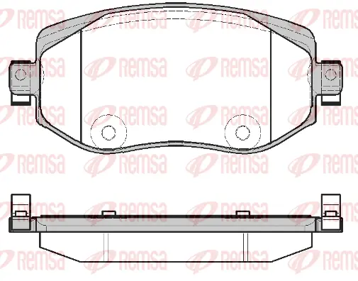 Brake Pad Set, disc brake (1724 08)