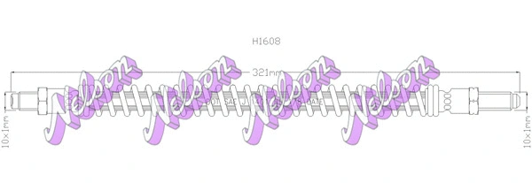 Brake Hose (H1608)