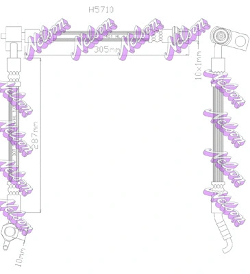 Brake Hose (H5710)