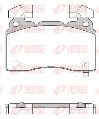 Brake Pad Set, disc brake (1438 24)