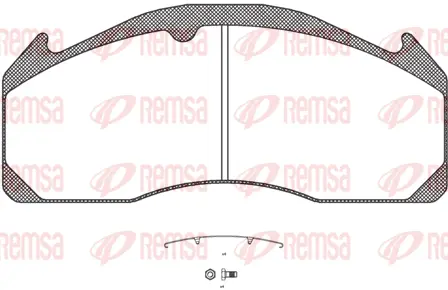 Brake Pad Set, disc brake (JCA1033.00)