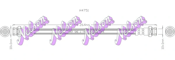 Brake Hose (H4751)