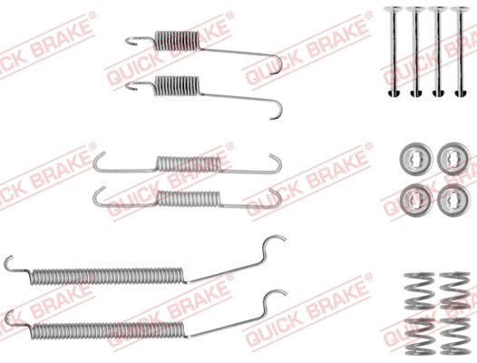 Accessory Kit, brake shoes (105-0039)