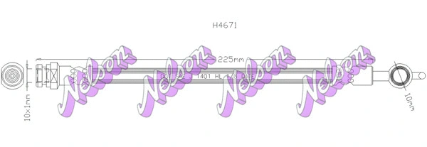 Brake Hose (H4671)