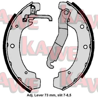 Brake Shoe Set (06740)