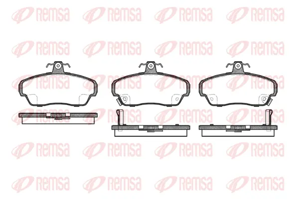 Brake Pad Set, disc brake (0490 02)