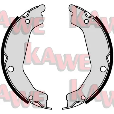 Brake Shoe Set, parking brake (01077)