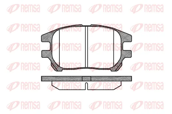 Brake Pad Set, disc brake (0972 00)