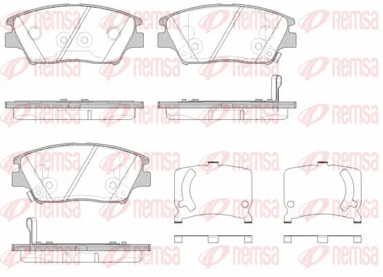 Brake Pad Set, disc brake (1824 02)