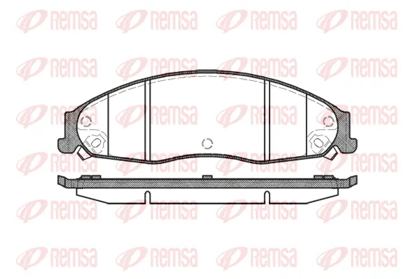 Brake Pad Set, disc brake (0955 08)