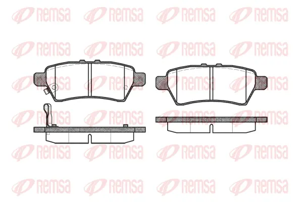 Brake Pad Set, disc brake (1188 01)