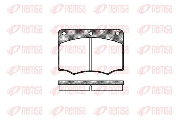 Brake Pad Set, disc brake (0064 00)