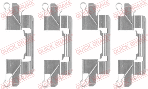 Accessory Kit, disc brake pad (109-1769)