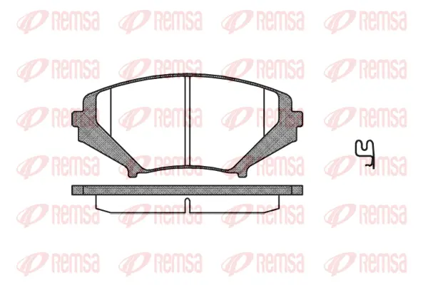 Brake Pad Set, disc brake (1080 01)
