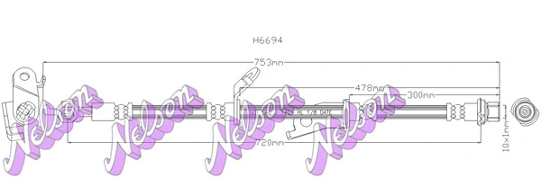 Brake Hose (H6694)