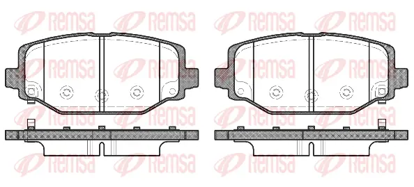 Brake Pad Set, disc brake (1483 04)