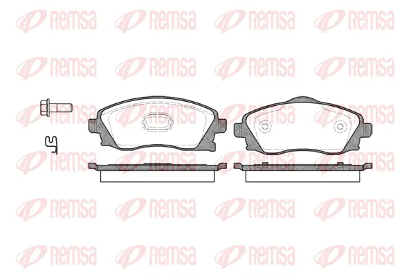Brake Pad Set, disc brake (0774 02)