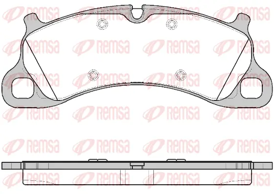 Brake Pad Set, disc brake (1542 00)
