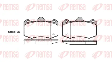 Brake Pad Set, disc brake (1404 00)