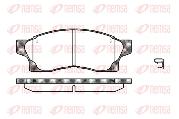 Brake Pad Set, disc brake (0377 00)