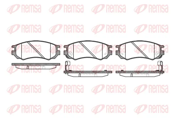 Brake Pad Set, disc brake (0395 02)
