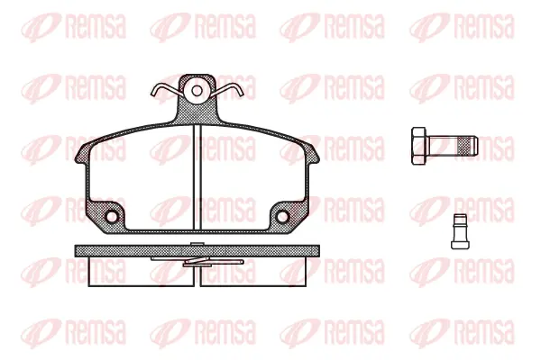 Brake Pad Set, disc brake (0104 02)