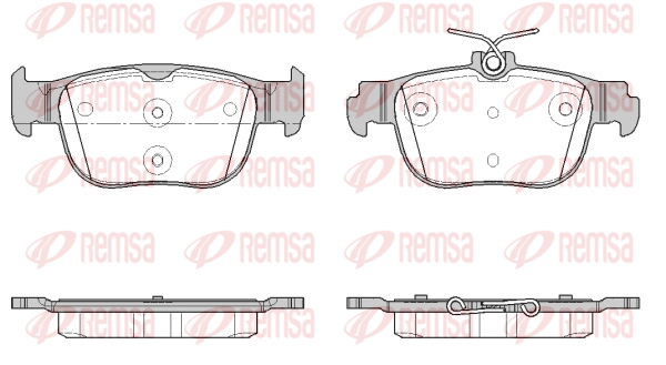 Brake Pad Set, disc brake (1897 00)