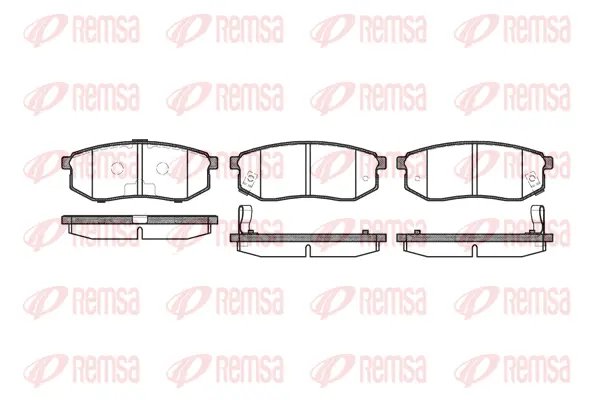 Brake Pad Set, disc brake (0749 02)