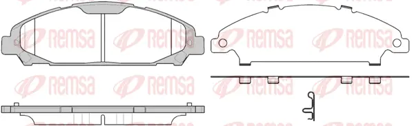 Brake Pad Set, disc brake (1620 00)