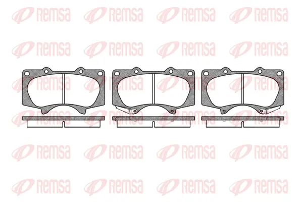 Brake Pad Set, disc brake (0988 00)