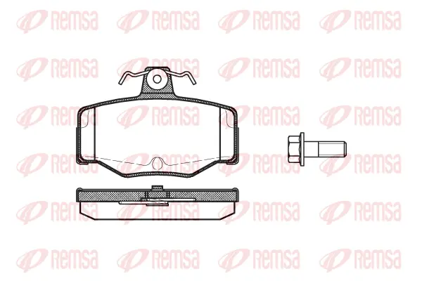 Brake Pad Set, disc brake (0343 00)