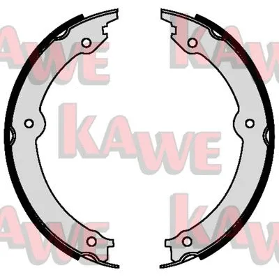 Brake Shoe Set, parking brake (09620)