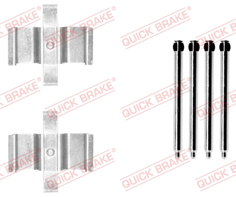 Accessory Kit, disc brake pad (109-1765)