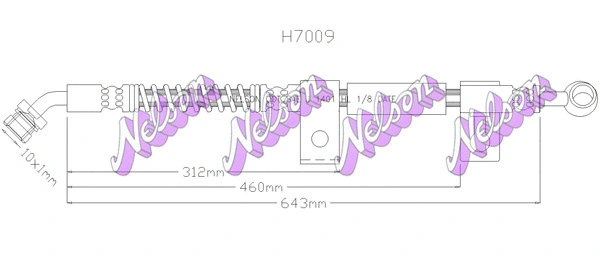 Brake Hose (H7009)