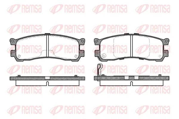 Brake Pad Set, disc brake (0399 21)