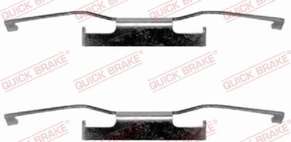 Accessory Kit, disc brake pad (109-1011)