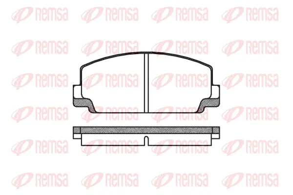 Brake Pad Set, disc brake (0075 10)