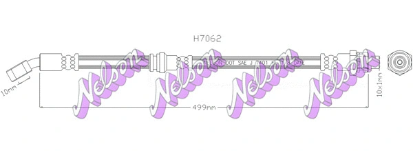Brake Hose (H7062)