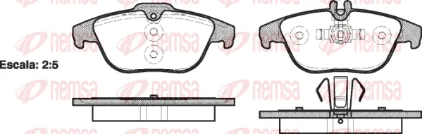 Brake Pad Set, disc brake (1305 00)
