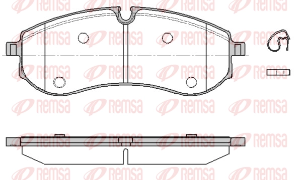 Brake Pad Set, disc brake (1856 00)