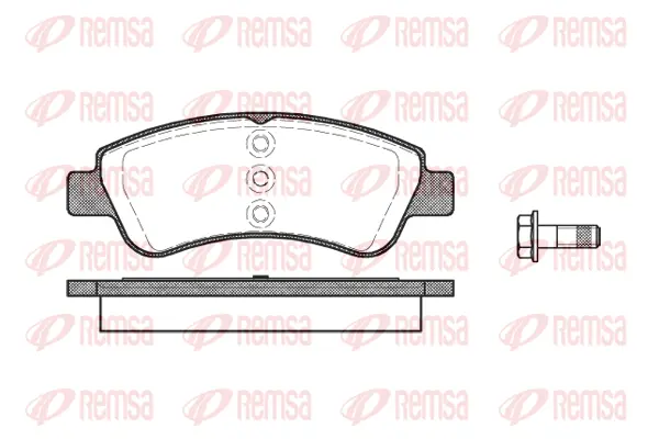 Brake Pad Set, disc brake (0840 20)