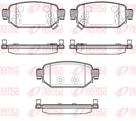 Brake Pad Set, disc brake (1731 02)